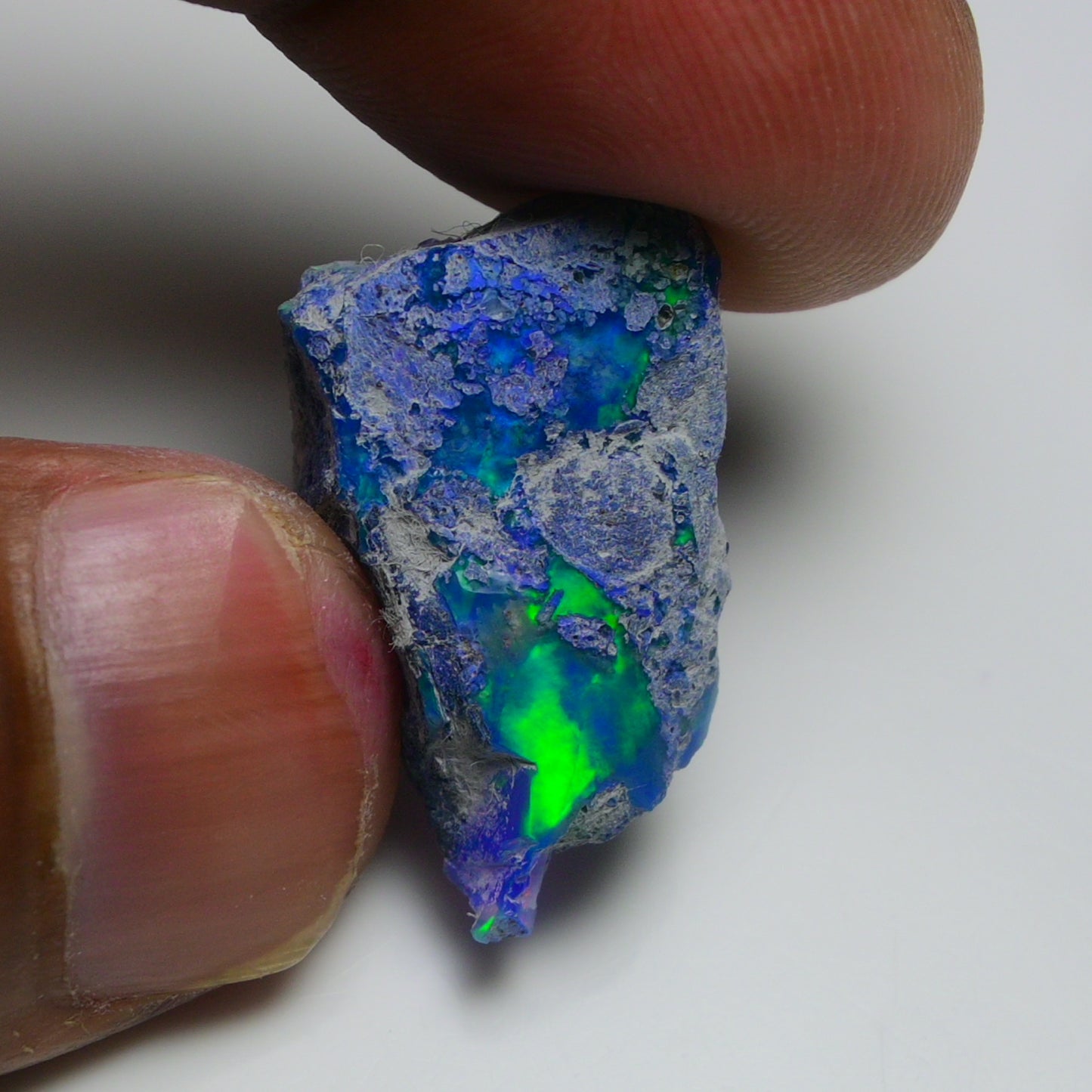 Rare Blue Opal 11.70 Carats | Natural Blue Ethiopian Opal Rough - Ready for Cutting & Jewelry!