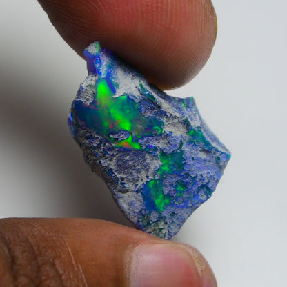 Rare Blue Opal 11.70 Carats | Natural Blue Ethiopian Opal Rough - Ready for Cutting & Jewelry!