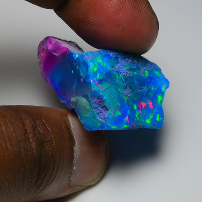 Very Rare Bi-Color Opal Rough 63.85 Cts Natural Ethiopian Opal Raw Jewelry Grade