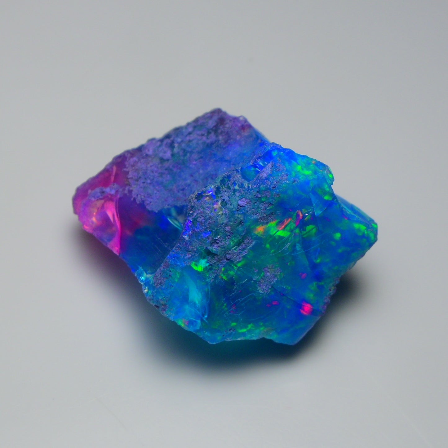 Very Rare Bi-Color Opal Rough 63.85 Cts Natural Ethiopian Opal Raw Jewelry Grade