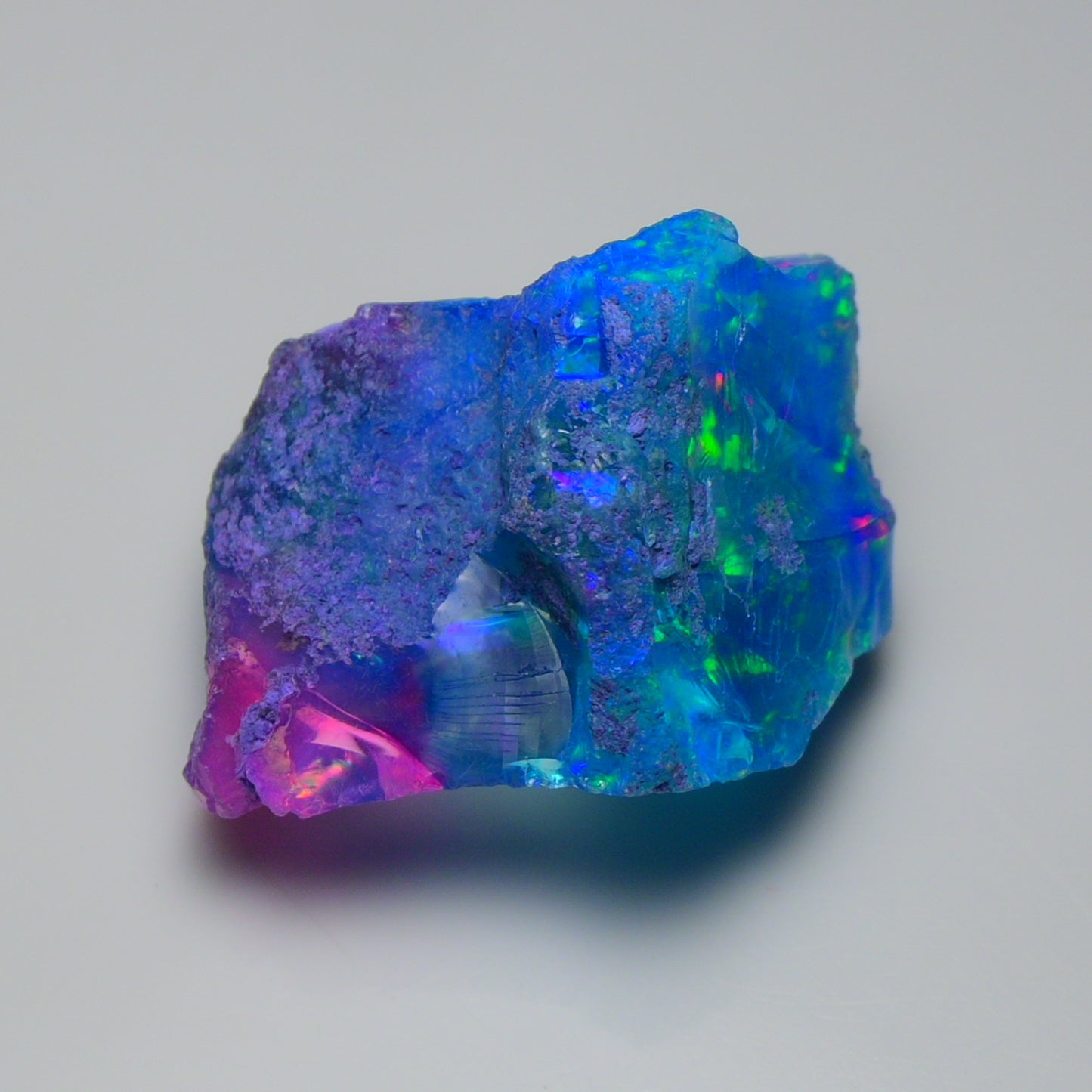 Very Rare Bi-Color Opal Rough 63.85 Cts Natural Ethiopian Opal Raw Jewelry Grade