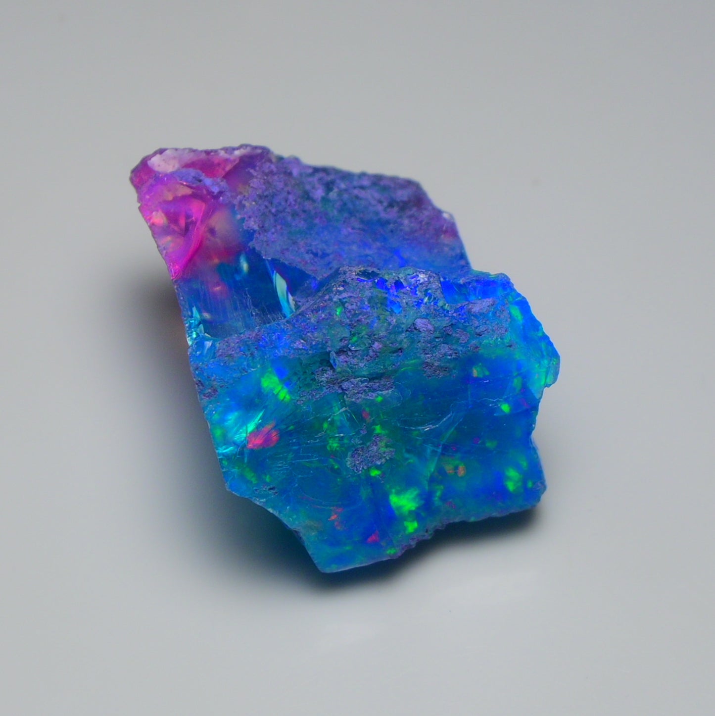 Very Rare Bi-Color Opal Rough 63.85 Cts Natural Ethiopian Opal Raw Jewelry Grade