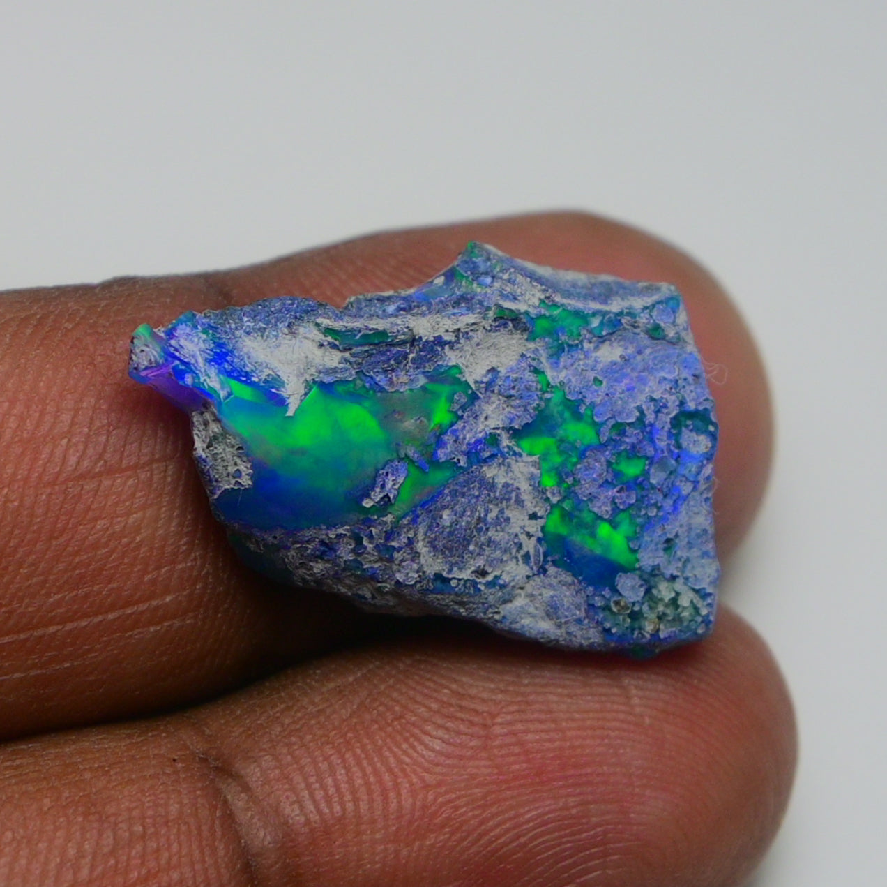 Rare Blue Opal 11.70 Carats | Natural Blue Ethiopian Opal Rough - Ready for Cutting & Jewelry!