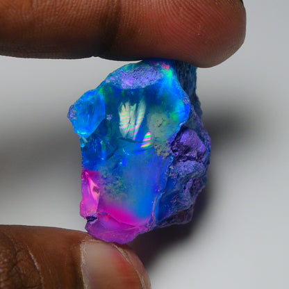 Very Rare Bi-Color Opal Rough 63.85 Cts Natural Ethiopian Opal Raw Jewelry Grade