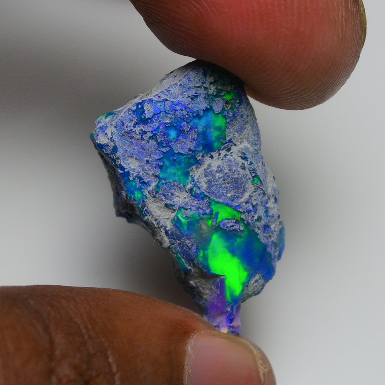 Rare Blue Opal 11.70 Carats | Natural Blue Ethiopian Opal Rough - Ready for Cutting & Jewelry!