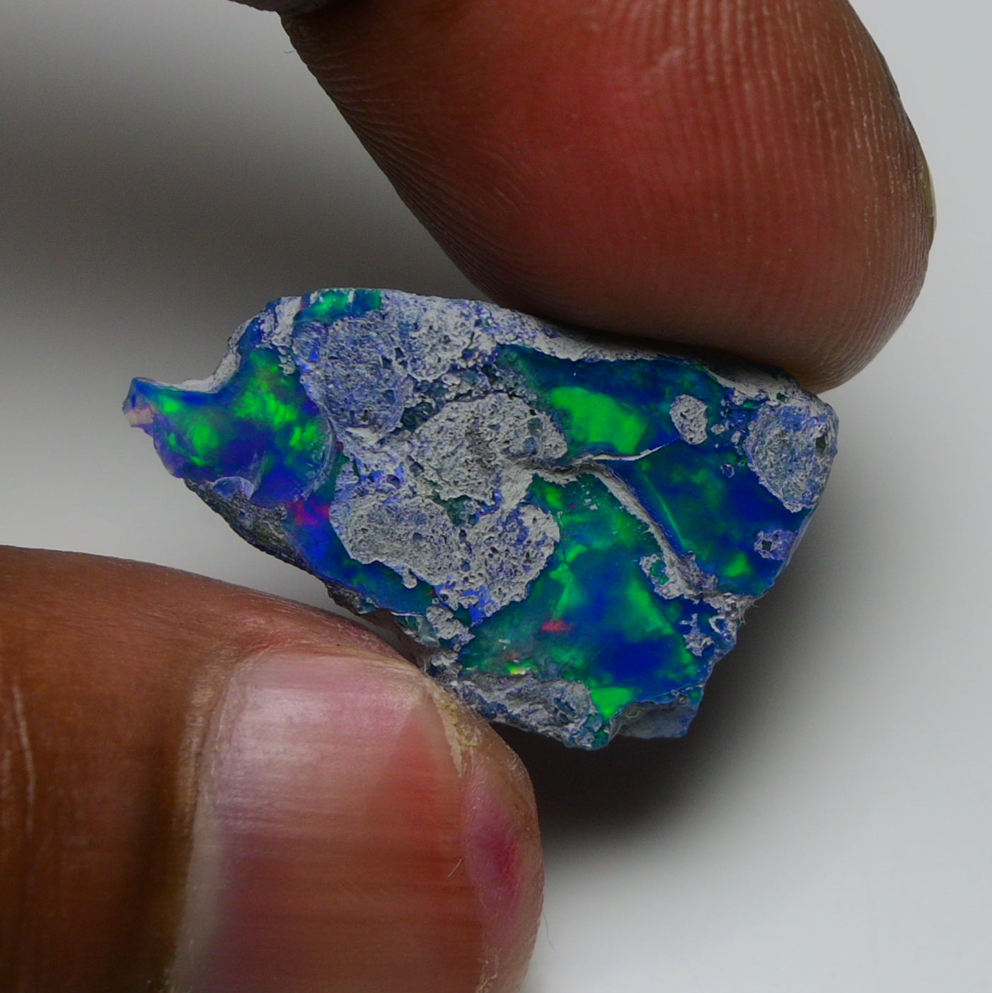 Rare Blue Opal 11.70 Carats | Natural Blue Ethiopian Opal Rough - Ready for Cutting & Jewelry!