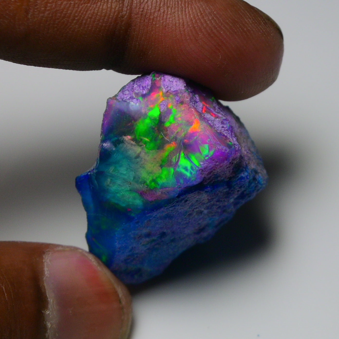 Very Rare Bi-Color Opal Rough 72.95 Cts Natural Ethiopian Opal Raw Jewelry Grade
