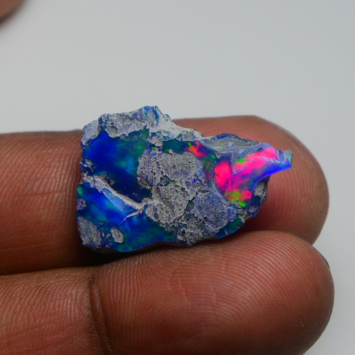 Rare Blue Opal 11.70 Carats | Natural Blue Ethiopian Opal Rough - Ready for Cutting & Jewelry!