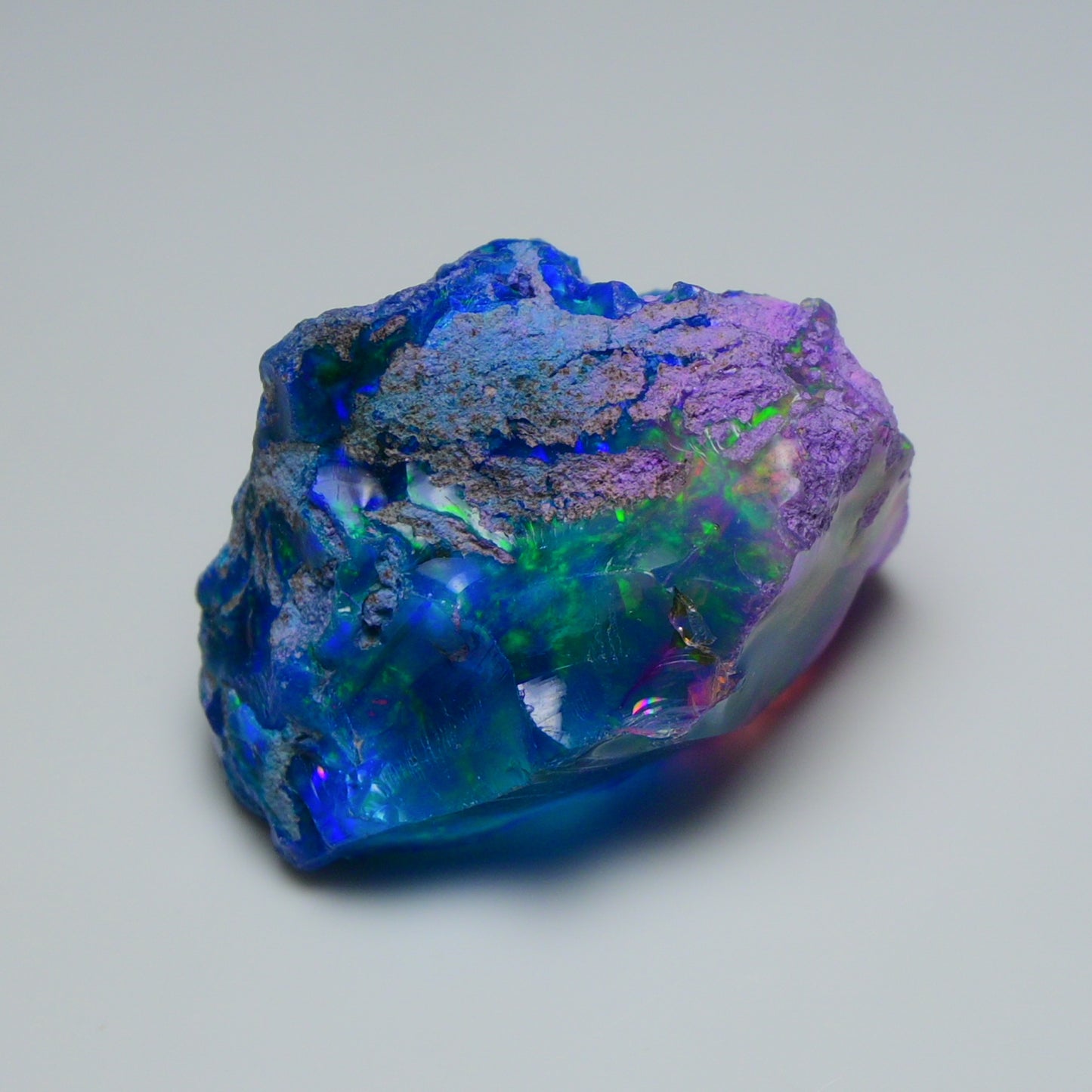 Very Rare Bi-Color Opal Rough 72.95 Cts Natural Ethiopian Opal Raw Jewelry Grade