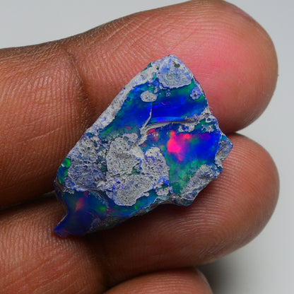 Rare Blue Opal 11.70 Carats | Natural Blue Ethiopian Opal Rough - Ready for Cutting & Jewelry!