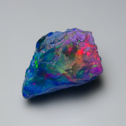 Very Rare Bi-Color Opal Rough 72.95 Cts Natural Ethiopian Opal Raw Jewelry Grade