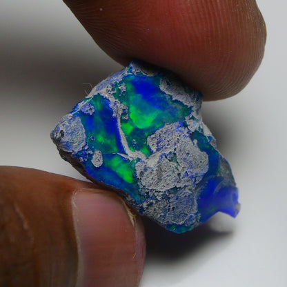 Rare Blue Opal 11.70 Carats | Natural Blue Ethiopian Opal Rough - Ready for Cutting & Jewelry!