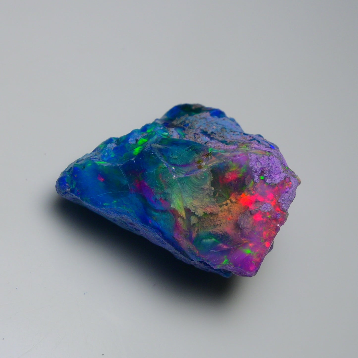 Very Rare Bi-Color Opal Rough 72.95 Cts Natural Ethiopian Opal Raw Jewelry Grade