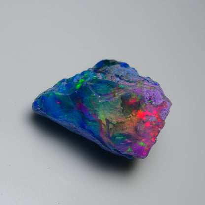 Very Rare Bi-Color Opal Rough 72.95 Cts Natural Ethiopian Opal Raw Jewelry Grade