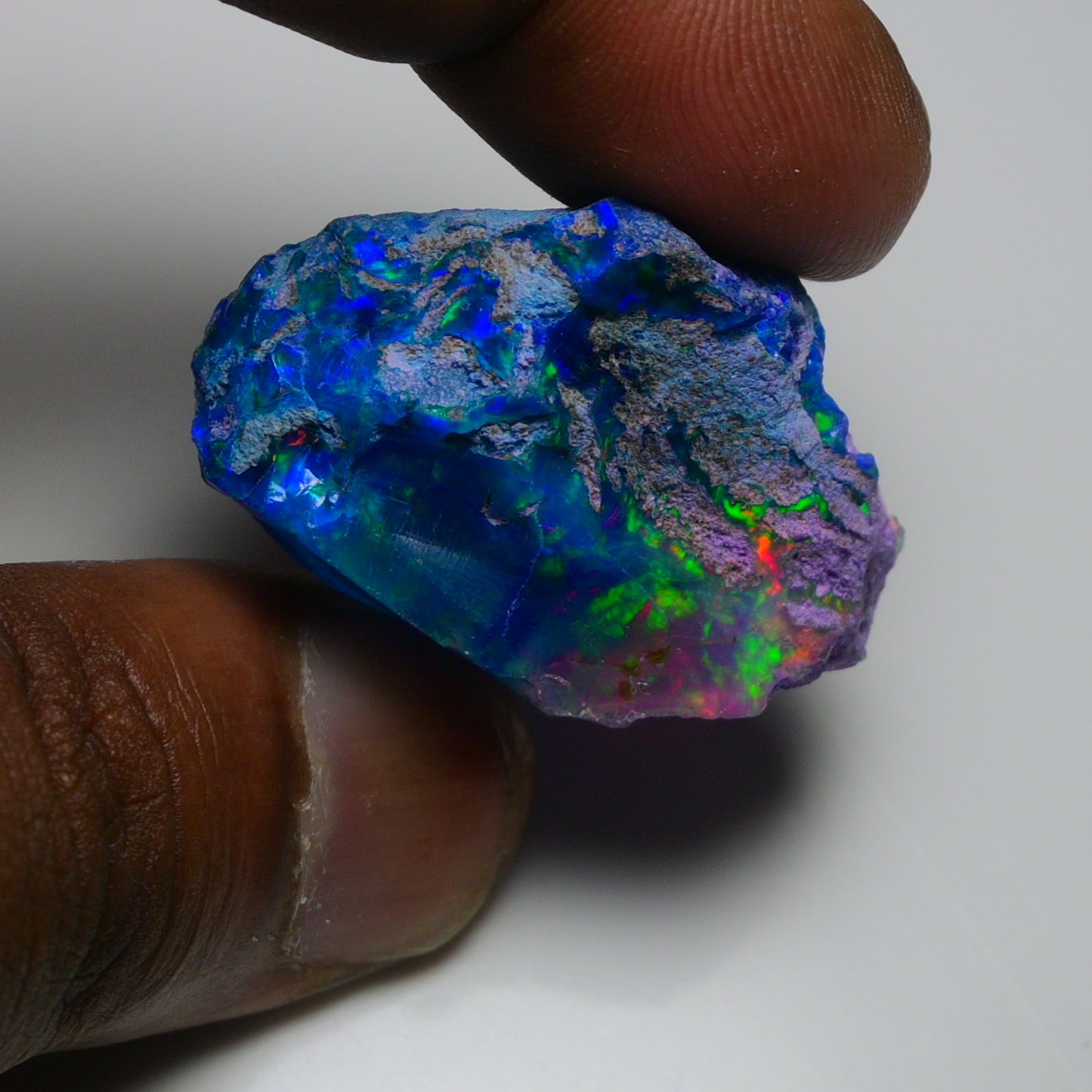 Very Rare Bi-Color Opal Rough 72.95 Cts Natural Ethiopian Opal Raw Jewelry Grade