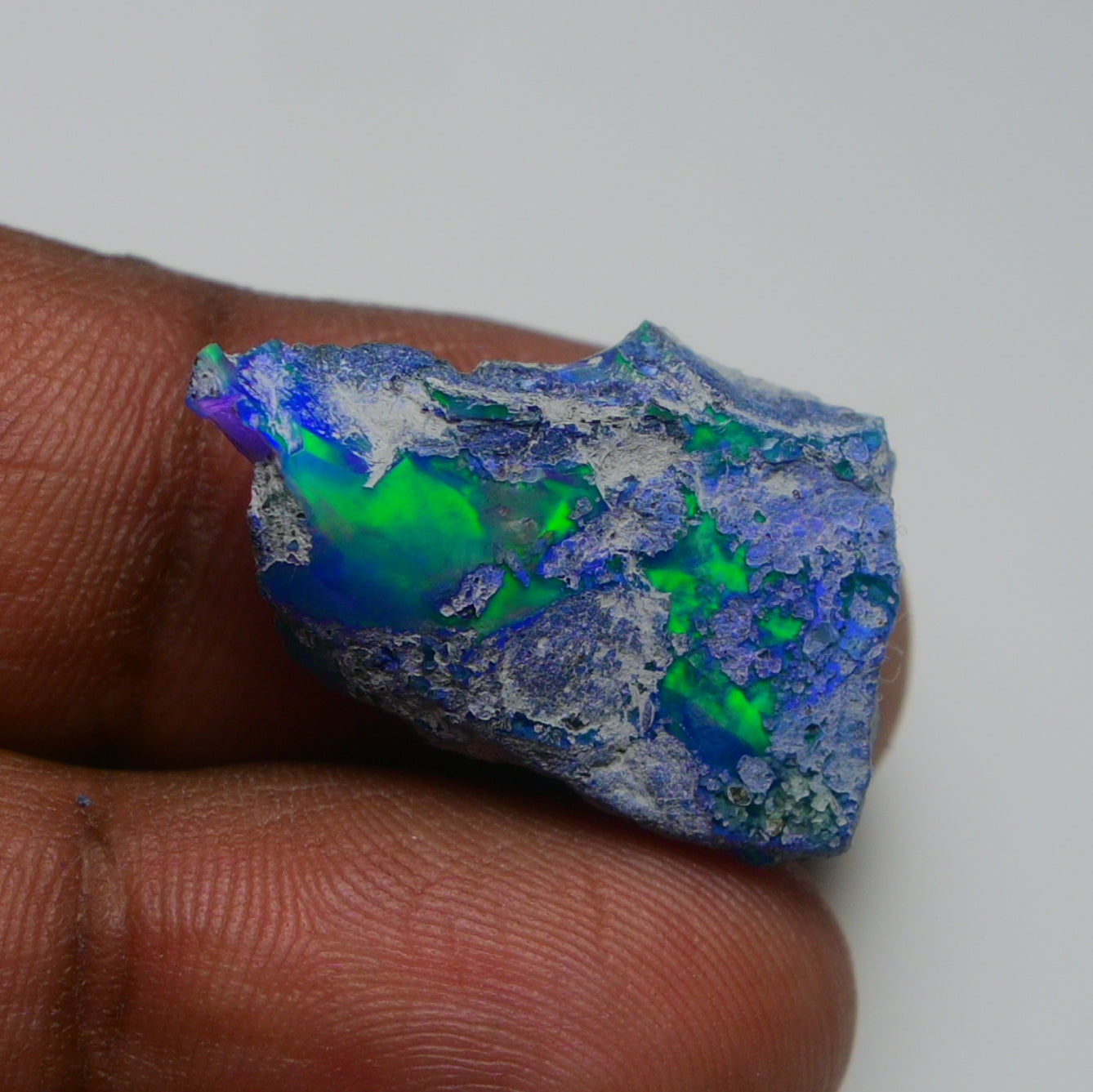 Rare Blue Opal 11.70 Carats | Natural Blue Ethiopian Opal Rough - Ready for Cutting & Jewelry!