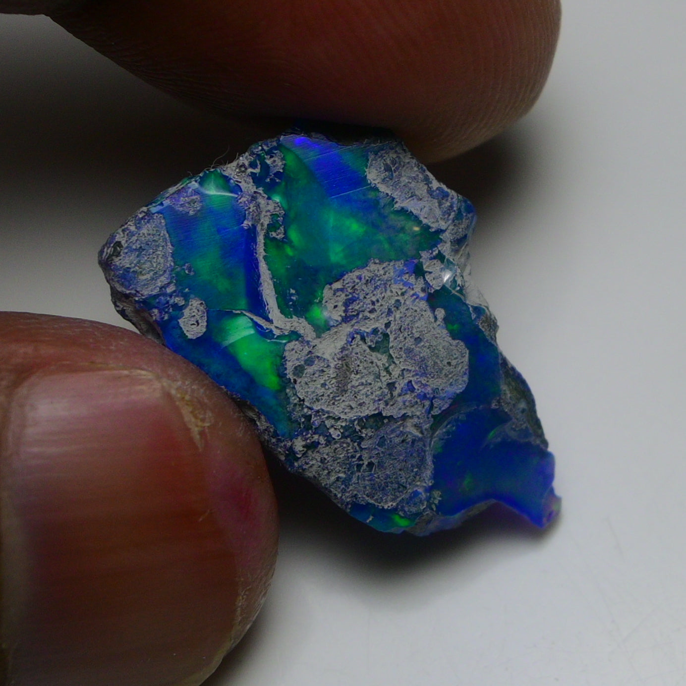 Rare Blue Opal 11.70 Carats | Natural Blue Ethiopian Opal Rough - Ready for Cutting & Jewelry!