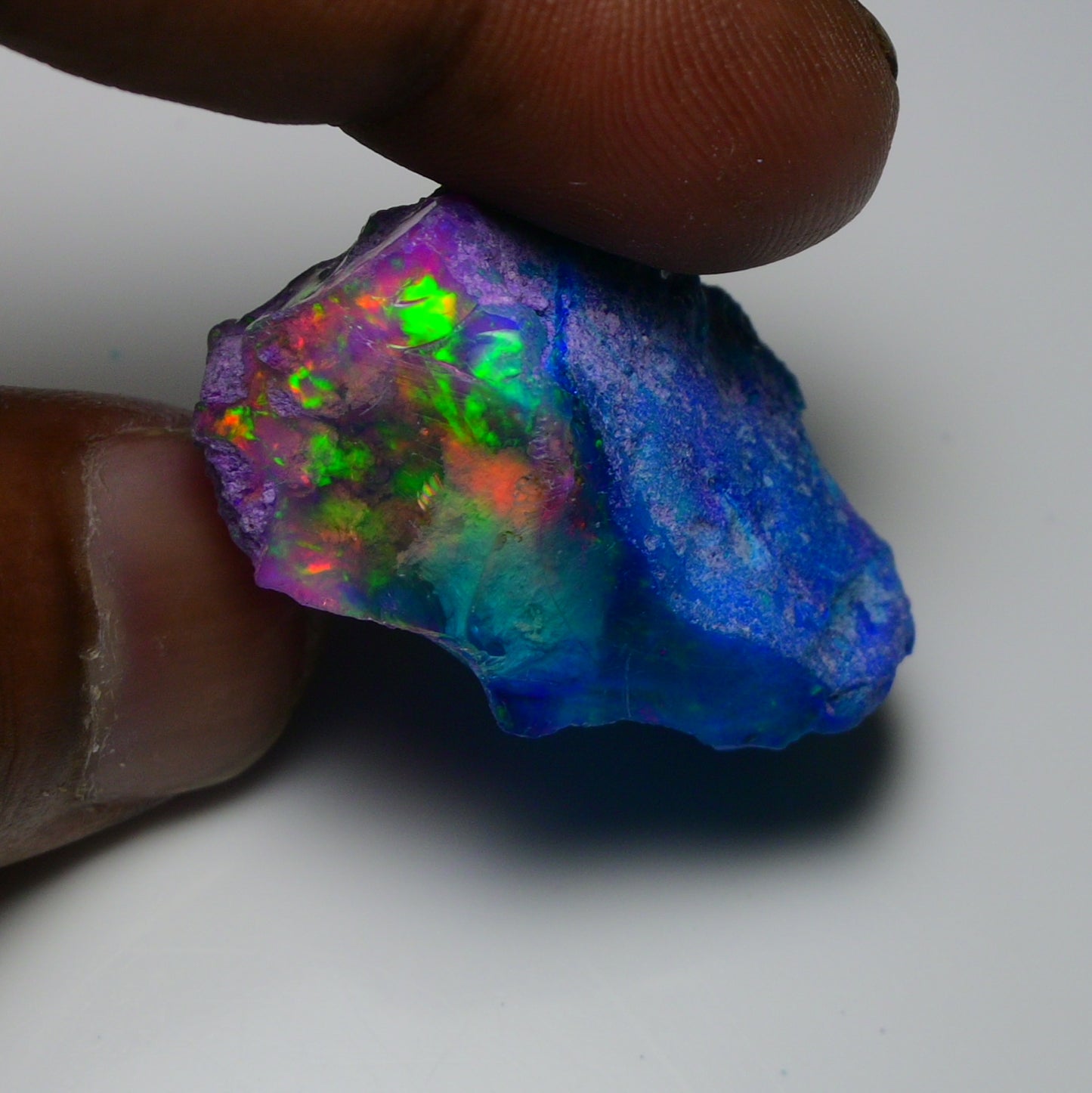 Very Rare Bi-Color Opal Rough 72.95 Cts Natural Ethiopian Opal Raw Jewelry Grade