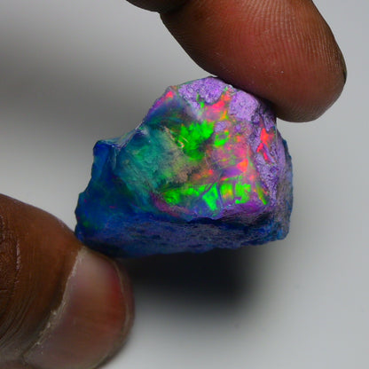 Very Rare Bi-Color Opal Rough 72.95 Cts Natural Ethiopian Opal Raw Jewelry Grade