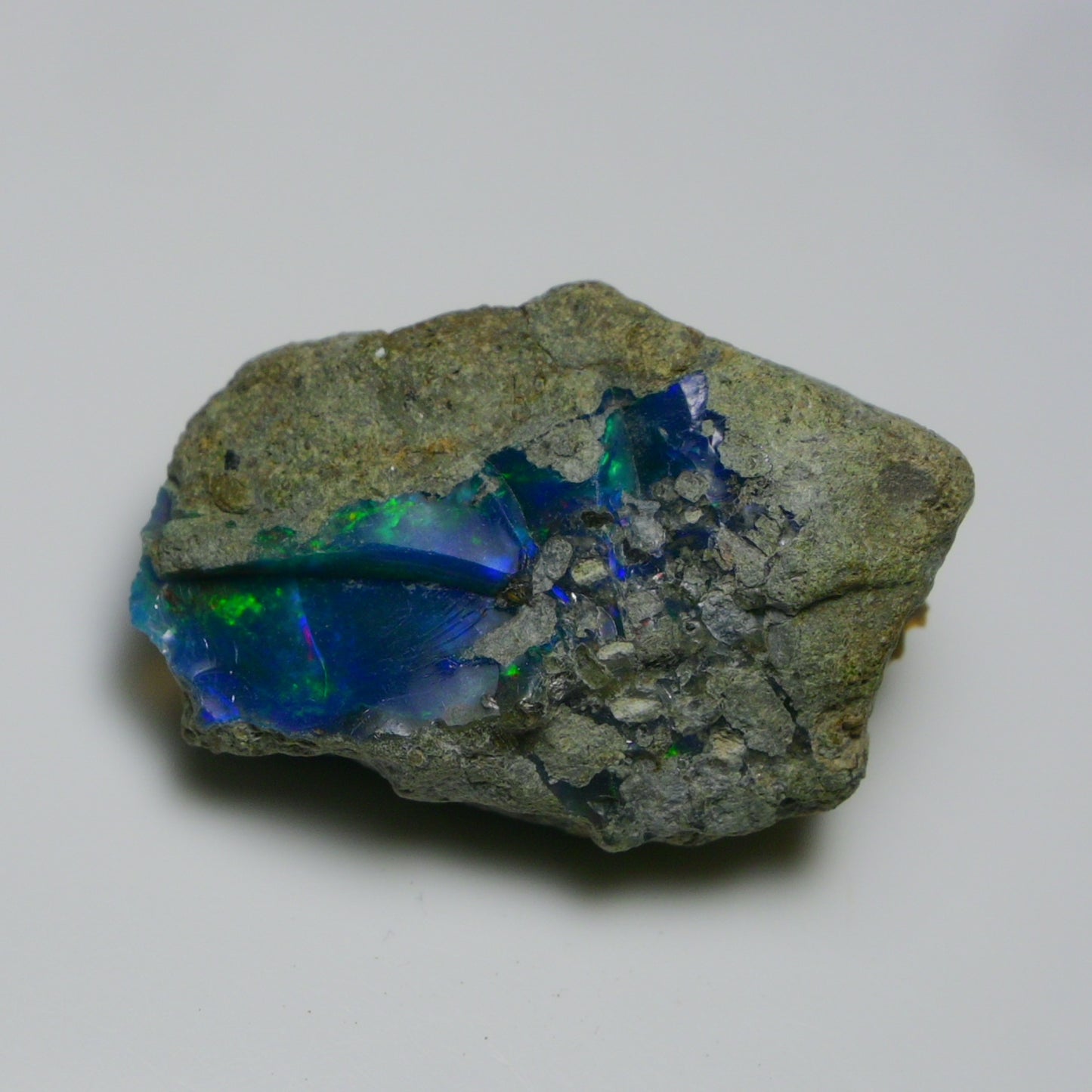 Black Opal 38.55 Carats | Natural Black Ethiopian Opal Rough - Ready for Cutting & Jewelry!