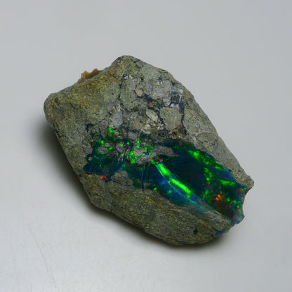 Black Opal 38.55 Carats | Natural Black Ethiopian Opal Rough - Ready for Cutting & Jewelry!