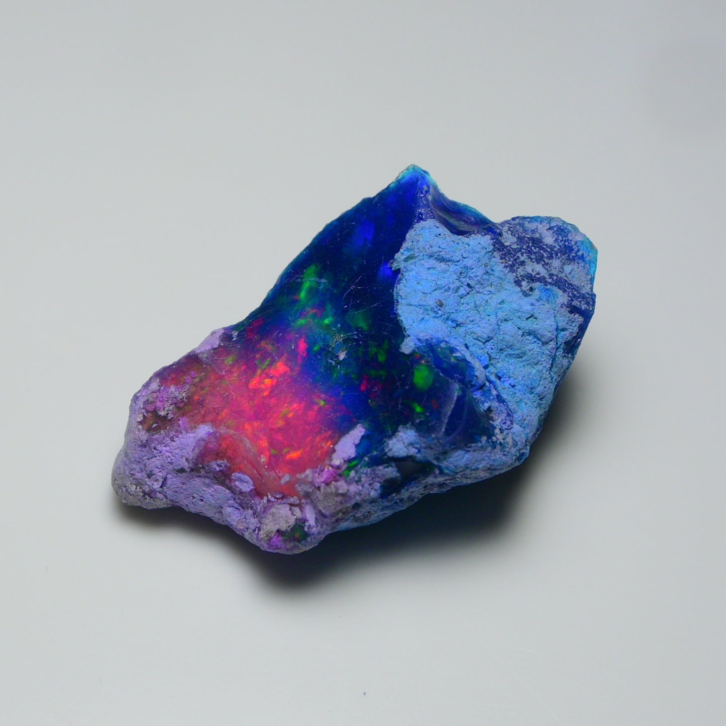 Very Rare Bi-Color Opal Rough 48.20 Cts Natural Ethiopian Opal Raw Jewelry Grade