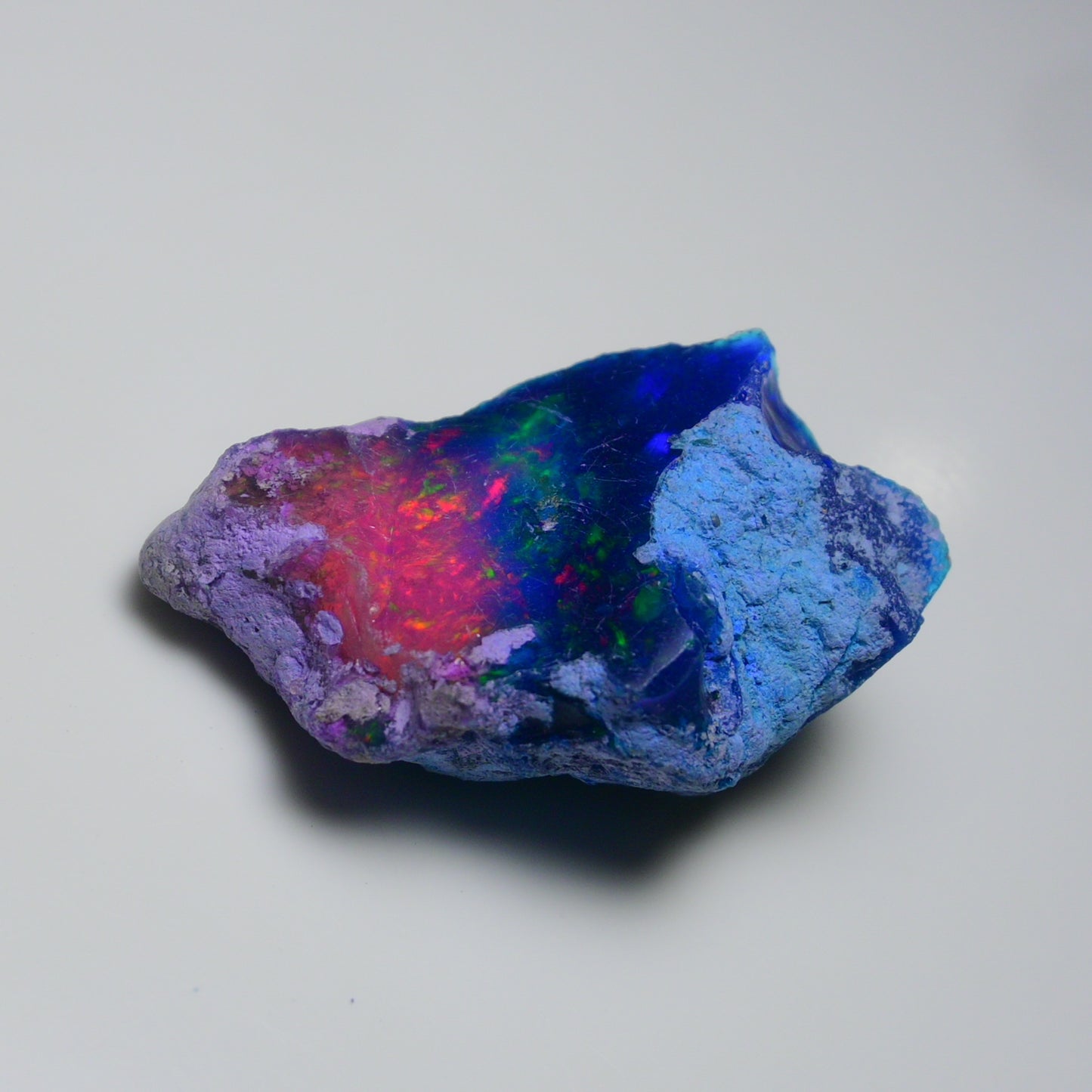 Very Rare Bi-Color Opal Rough 48.20 Cts Natural Ethiopian Opal Raw Jewelry Grade