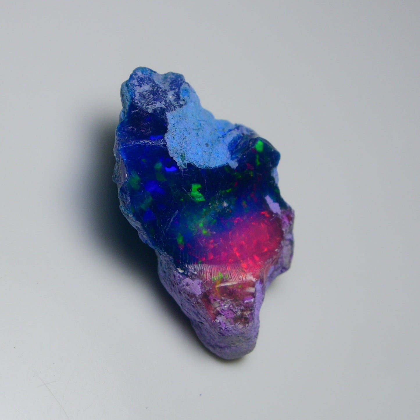 Very Rare Bi-Color Opal Rough 48.20 Cts Natural Ethiopian Opal Raw Jewelry Grade