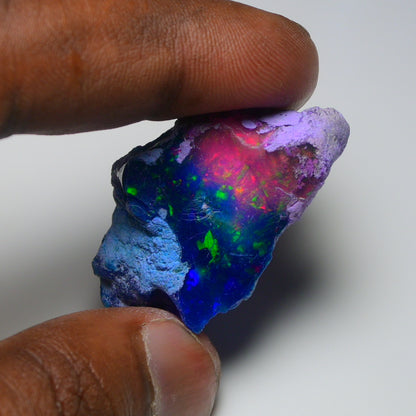 Very Rare Bi-Color Opal Rough 48.20 Cts Natural Ethiopian Opal Raw Jewelry Grade