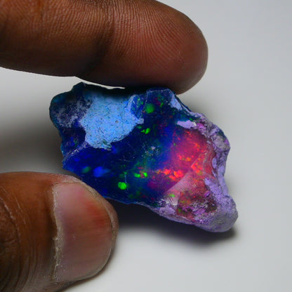 Very Rare Bi-Color Opal Rough 48.20 Cts Natural Ethiopian Opal Raw Jewelry Grade