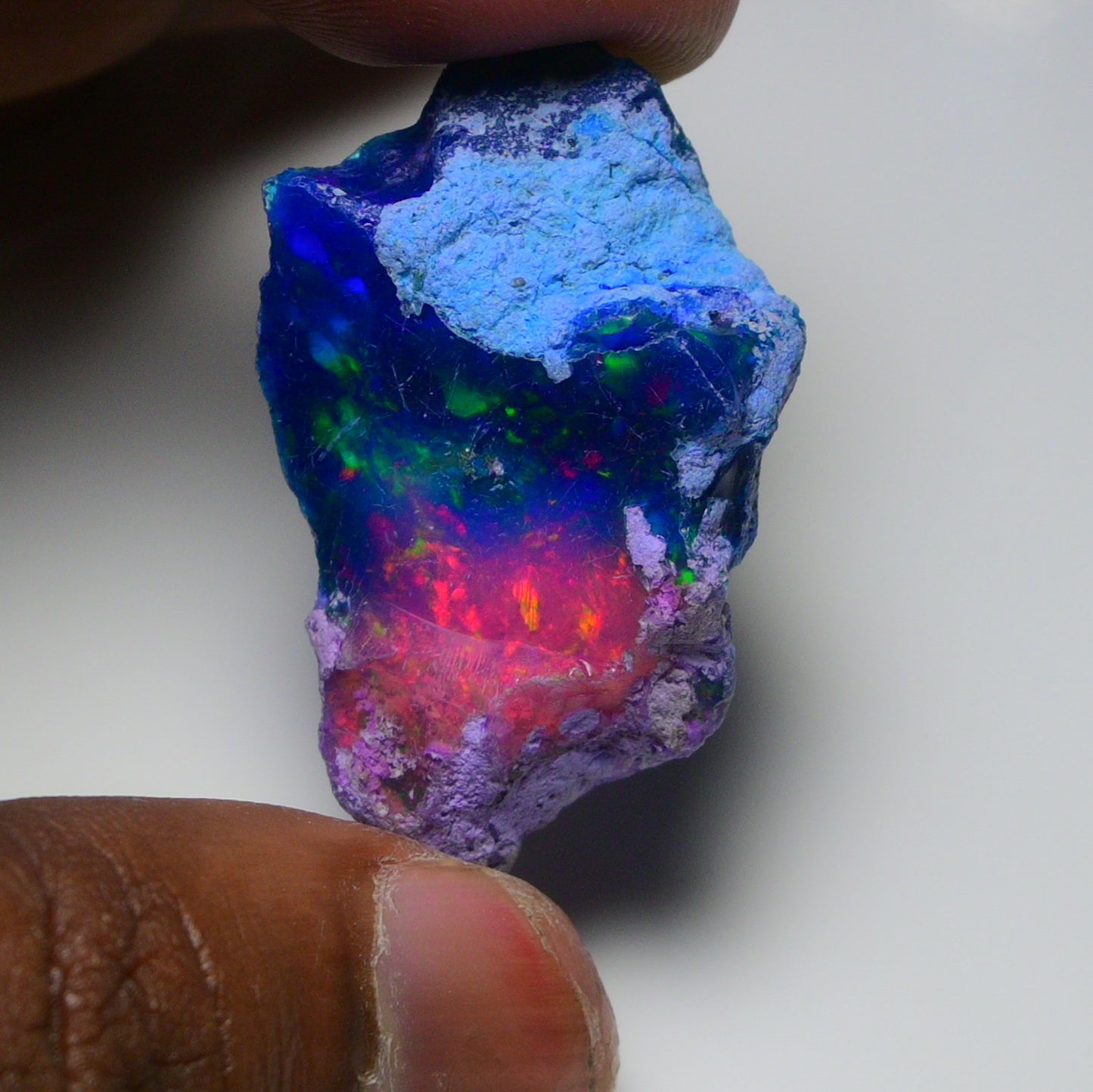 Very Rare Bi-Color Opal Rough 48.20 Cts Natural Ethiopian Opal Raw Jewelry Grade