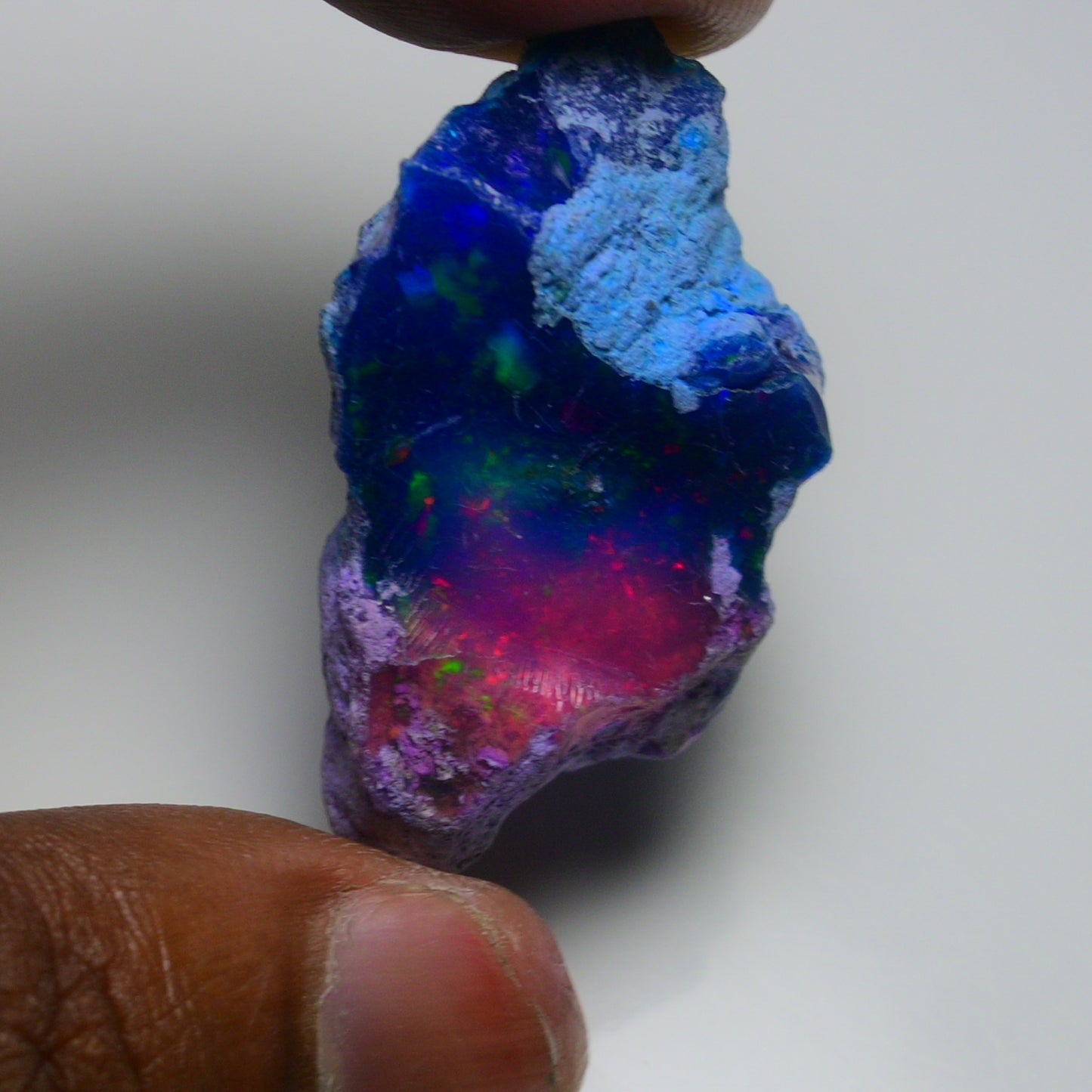 Very Rare Bi-Color Opal Rough 48.20 Cts Natural Ethiopian Opal Raw Jewelry Grade