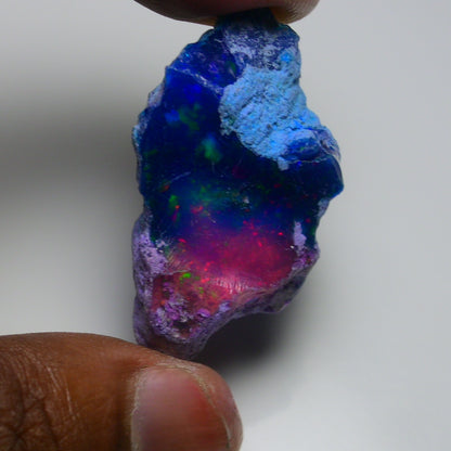 Very Rare Bi-Color Opal Rough 48.20 Cts Natural Ethiopian Opal Raw Jewelry Grade