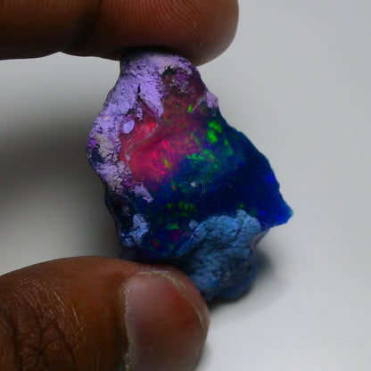 Very Rare Bi-Color Opal Rough 48.20 Cts Natural Ethiopian Opal Raw Jewelry Grade