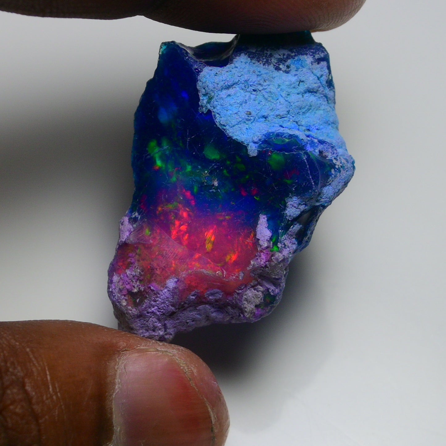 Very Rare Bi-Color Opal Rough 48.20 Cts Natural Ethiopian Opal Raw Jewelry Grade
