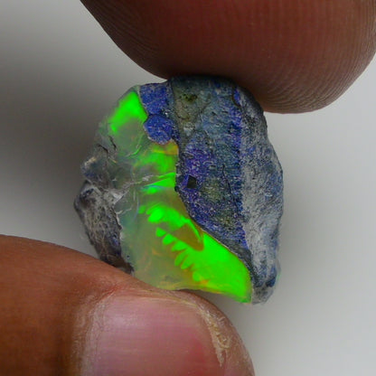 Rare Blue Opal 8.00 Carats | Natural Blue Ethiopian Opal Rough - Ready for Cutting & Jewelry!