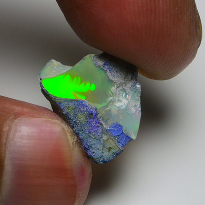 Rare Blue Opal 8.00 Carats | Natural Blue Ethiopian Opal Rough - Ready for Cutting & Jewelry!