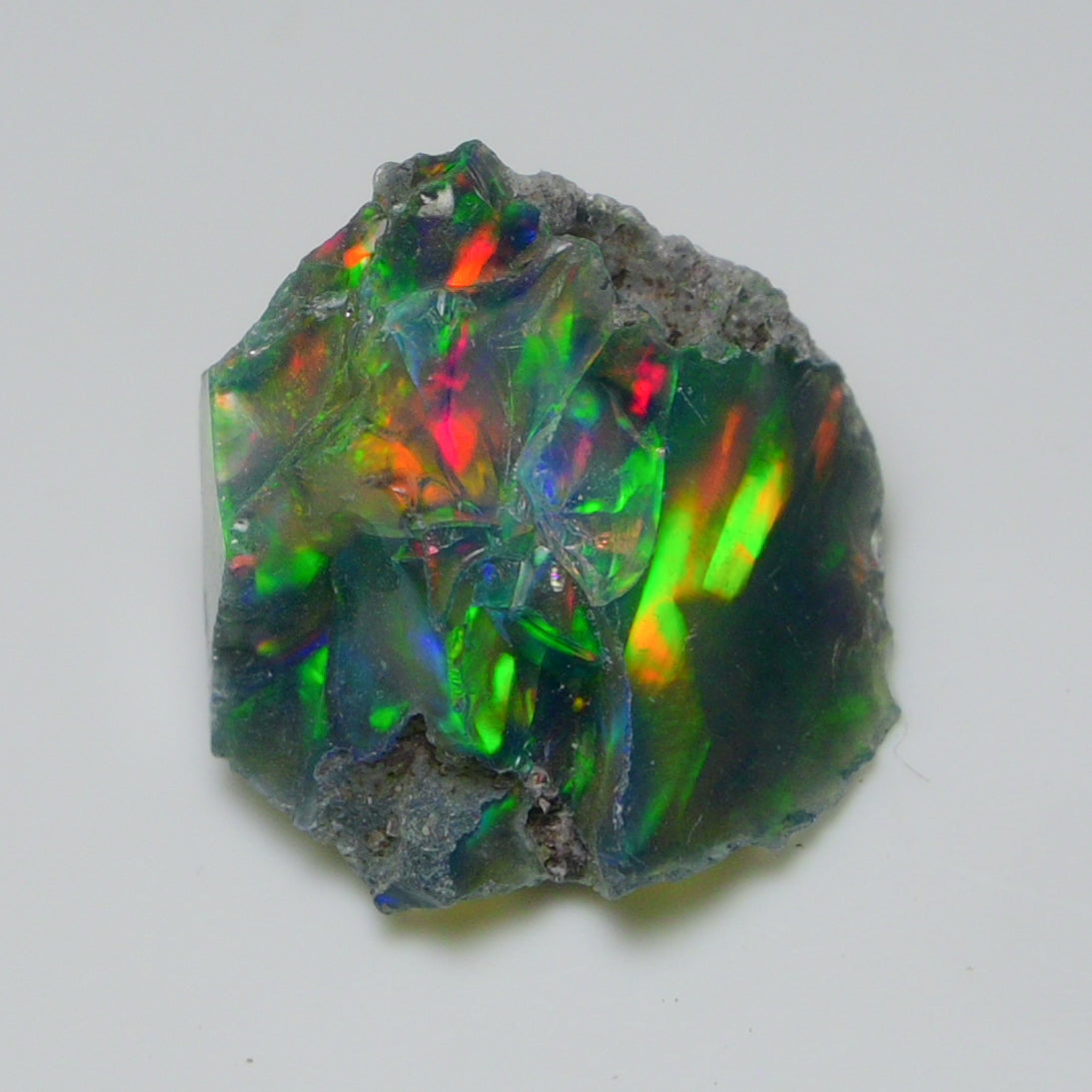 Black Opal 10.50 Carats | Natural Black Ethiopian Opal Rough - Ready for Cutting & Jewelry!