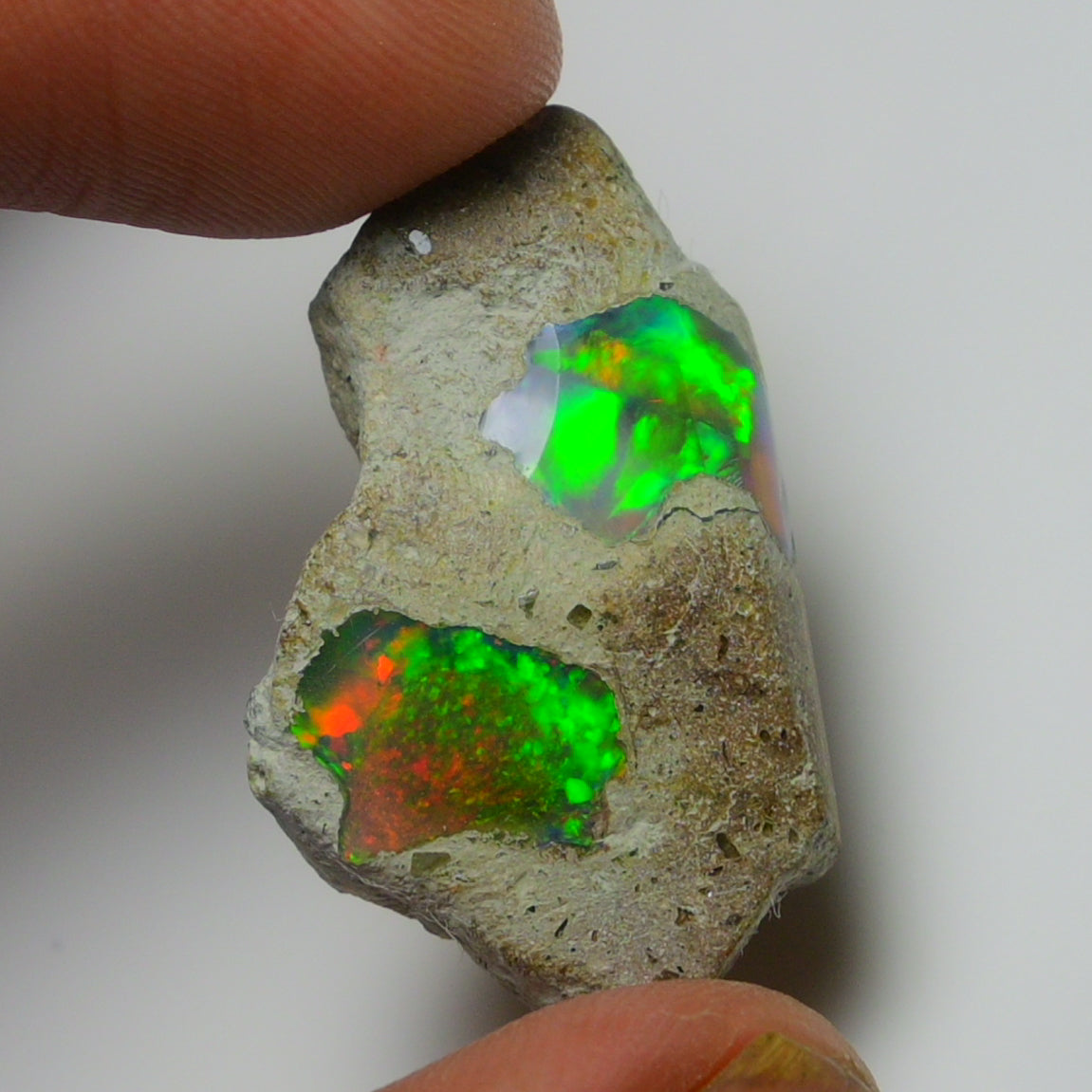 Black Opal Weight: 20.85  Carats | Natural Black Ethiopian Opal Rough - Ready for Cutting & Jewelry