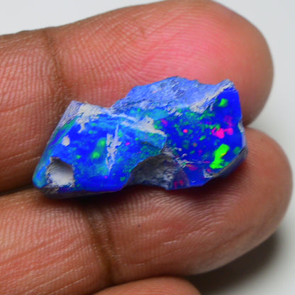 Rare Blue Opal 13.20 Carats | Natural Blue Ethiopian Opal Rough - Ready for Cutting & Jewelry!