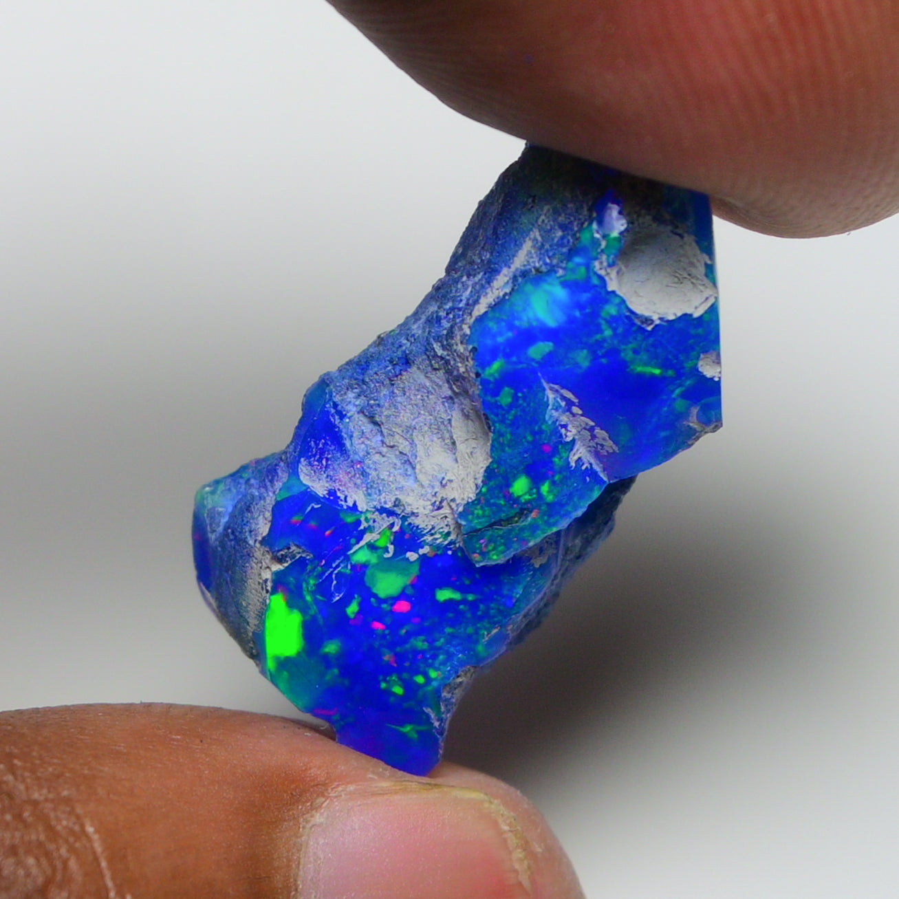 Rare Blue Opal 13.20 Carats | Natural Blue Ethiopian Opal Rough - Ready for Cutting & Jewelry!