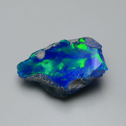 Rare Blue Opal 12.00 Carats | Natural Blue Ethiopian Opal Rough - Ready for Cutting & Jewelry!