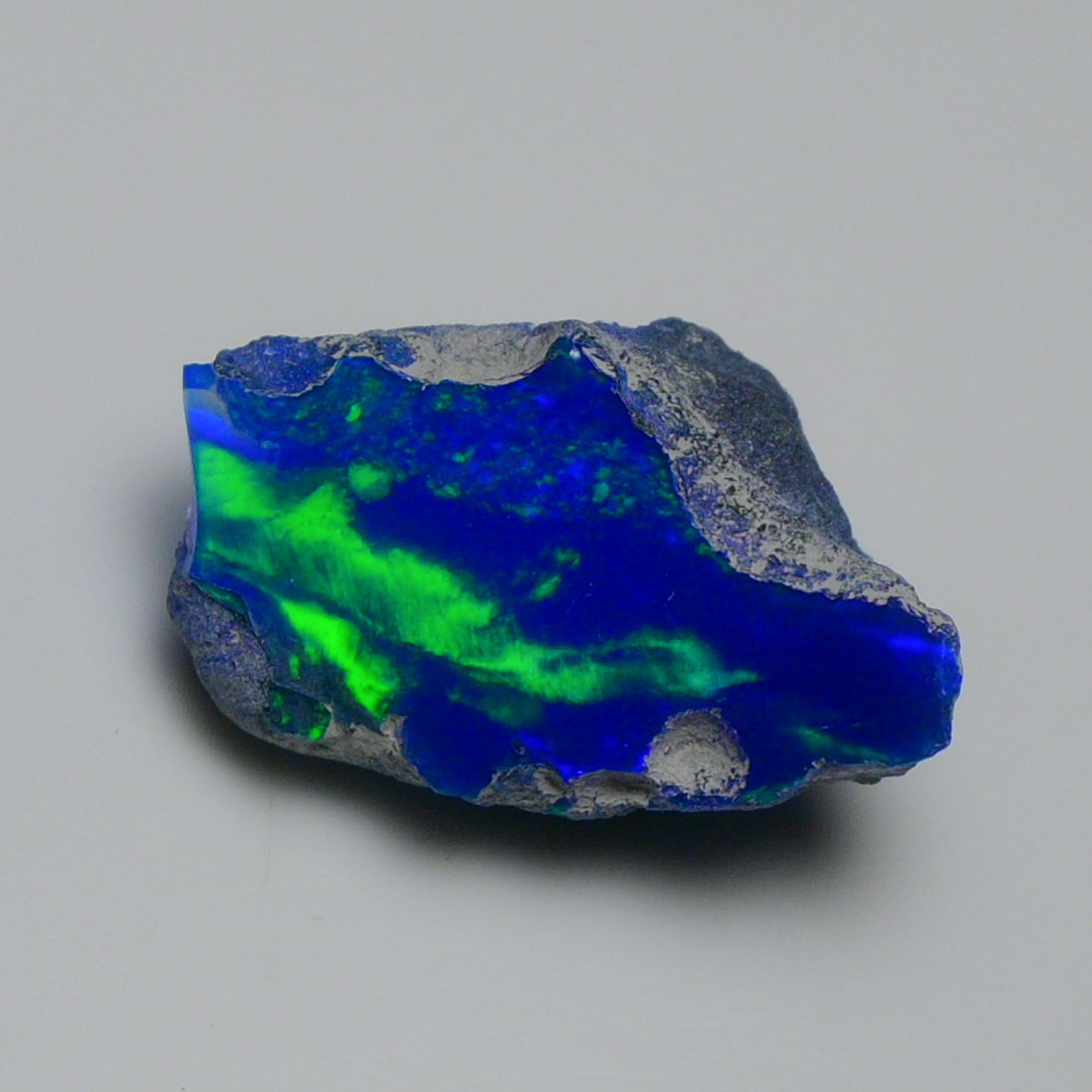 Rare Blue Opal 12.00 Carats | Natural Blue Ethiopian Opal Rough - Ready for Cutting & Jewelry!