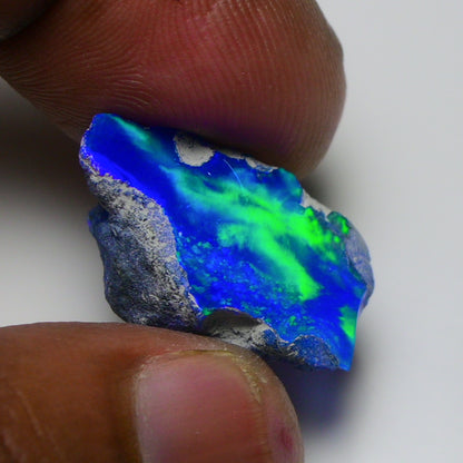 Rare Blue Opal 12.00 Carats | Natural Blue Ethiopian Opal Rough - Ready for Cutting & Jewelry!