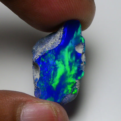 Rare Blue Opal 12.00 Carats | Natural Blue Ethiopian Opal Rough - Ready for Cutting & Jewelry!