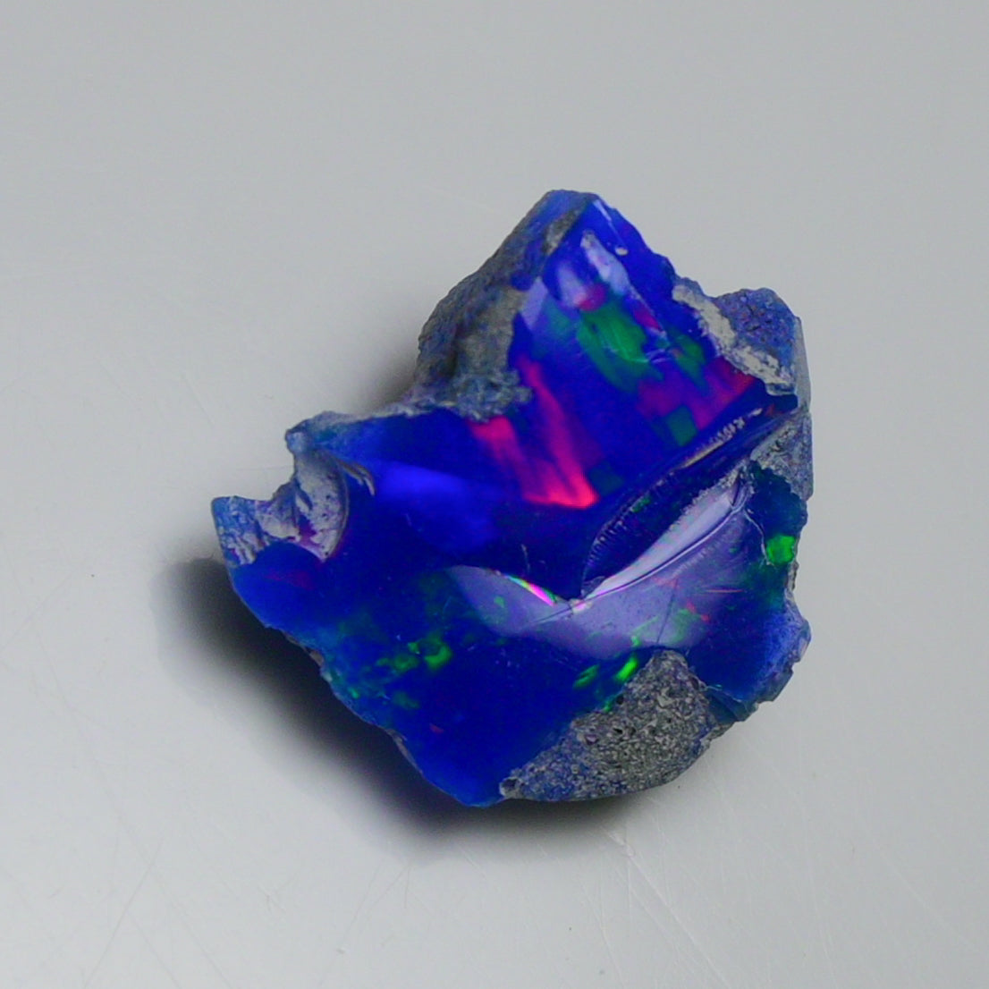 Rare Blue Opal 13.75 Carats | Natural Blue Ethiopian Opal Rough - Ready for Cutting & Jewelry!