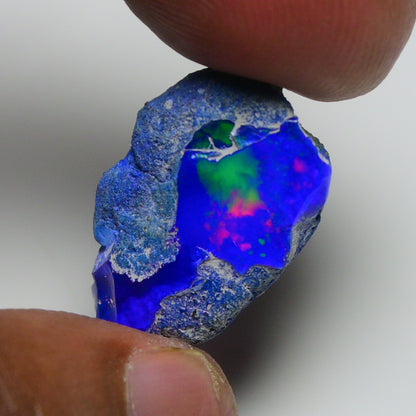 Rare Blue Opal 12.75 Carats | Natural Blue Ethiopian Opal Rough - Ready for Cutting & Jewelry!