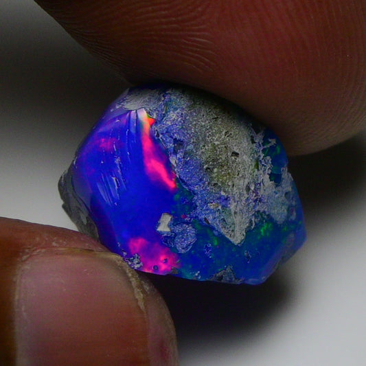 Rare Blue Opal 10.55 Carats | Natural Blue Ethiopian Opal Rough - Ready for Cutting & Jewelry!