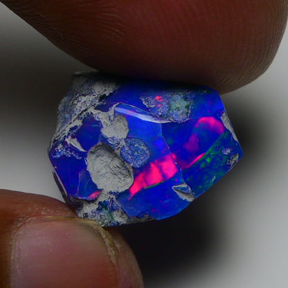 Rare Blue Opal 10.55 Carats | Natural Blue Ethiopian Opal Rough - Ready for Cutting & Jewelry!