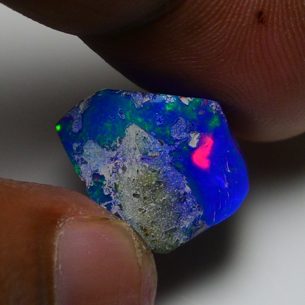 Rare Blue Opal 10.55 Carats | Natural Blue Ethiopian Opal Rough - Ready for Cutting & Jewelry!